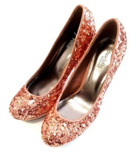 charlotte russe rose gold shoes