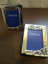 Picture Frame & Album (2 pc), International Silver Company, holds  2x3" pictures
