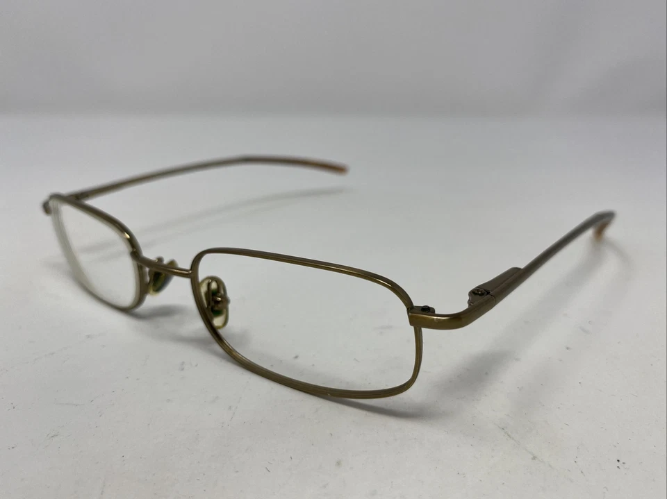 Marco de gafas Chaps By Ralph Lauren 108 OF07 50-18-130 dorado borde completo Y272 Foto 2 de 4