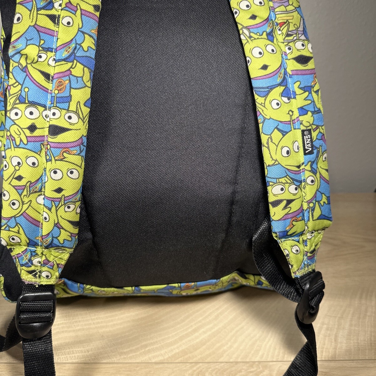 RARE Vans Toy Story Backpack Aliens with Hidden Buzz Lightyear