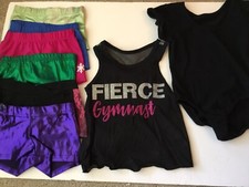 Lot of 8 Girls Dance/Gymnastics Wear, Size X-small, Small