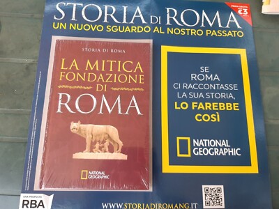 PRIMA USCITA N°1 STORIA DI ROMA LA MITICA FONDAZIONE DI ROMA RBA 2022
