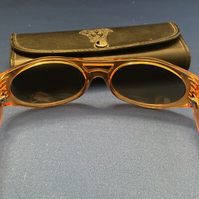 Versus Gianni Versace 1995 Vintage Orange Sunglasses Versace  display picture 2