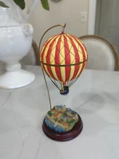 Harbour Lights Sky Bound MEMORIES OF PARIS 2003 Hot Air Balloon STAND Ornament