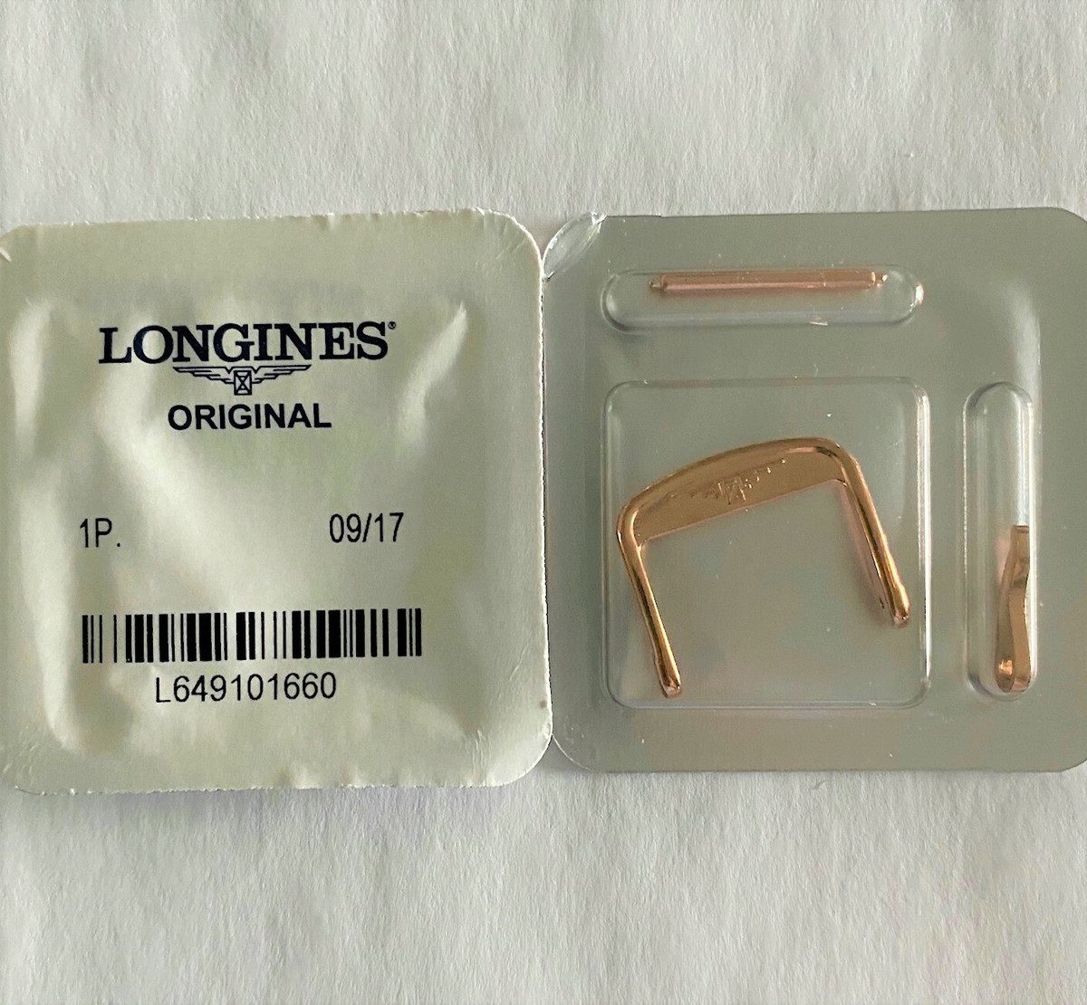 Original Longines 18mm Rose-Gold Clasp Buckle For Straps with 18mm