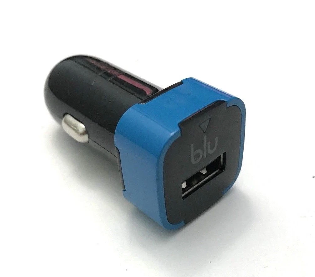 LOT OF 30 Blu Car Adapter Charger USB Port 12v-24v volt For iPhone and  Samsung