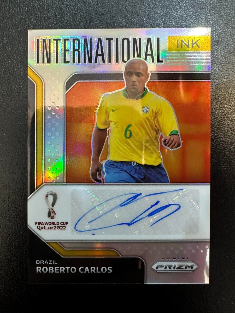 2022 Panini Prizm FIFA World Cup ROBERTO CARLOS AUTOGRAPH
