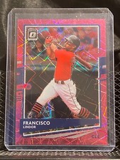 Francisco Lindor 2020 Donruss Optic Pink Velocity # #98/199 150 Guardians / Mets