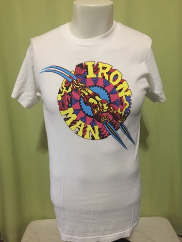 Vintage Looking Iron Man Marvel Men's 