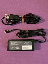 USB Type-C 65W Laptop Charger for Dell  Lenovo Chromebook Models