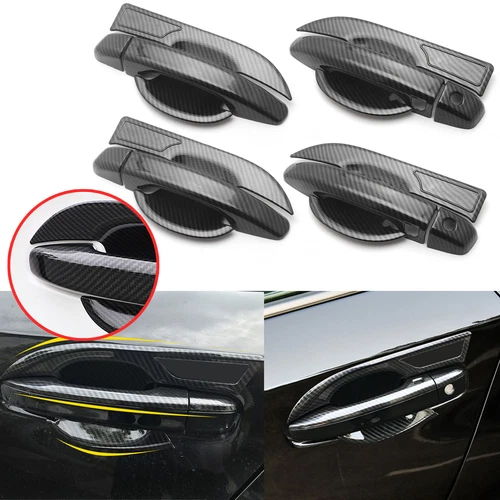 For Honda Accord 2018-2024 Door Handle+Bowl Cover Trims Kit Carbon Fiber Style - Picture 1 of 11