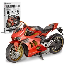 Piececool Model Kits Motorcycle III Metal Model Puzzles Halloween Gifts Kits Toy