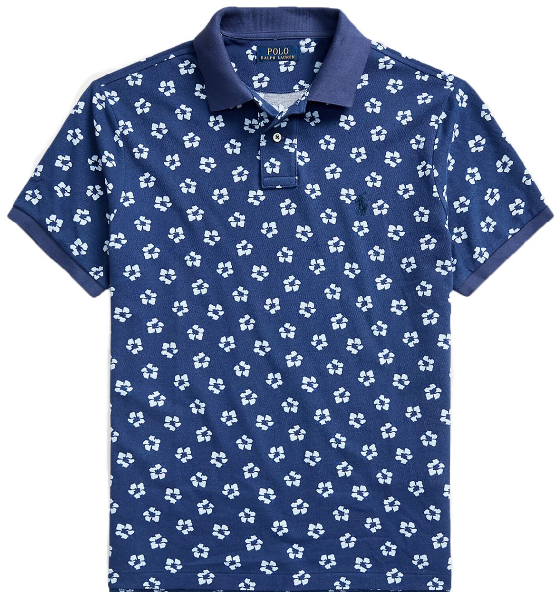 Polo Ralph Lauren Men's Classic Fit Aloha Hawaiian Print Mesh Polo