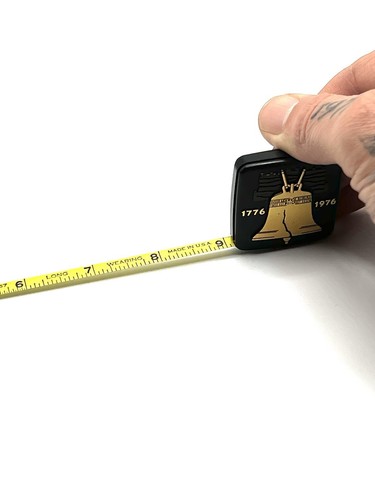 NOS VINTAGE Stanley 200th Anniversary Liberty Bell 3' Tape Measure w/Box - Works - Picture 7 of 14