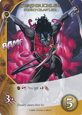 NIGHTCRAWLER 2014 Upper Deck Marvel Legendary SWASHBUCKLER
