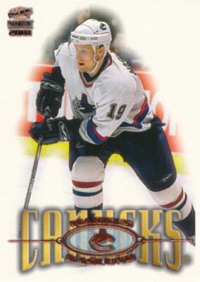 2000-01 Paramount COPPER #240 MARKUS NASLUND - Vancouver Canucks