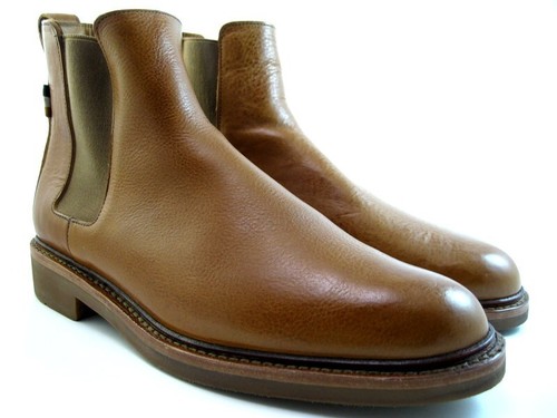 Allen Edmonds "DENALI" Men's Leather Slip-On Chelsea Boots 9 D Cognac USA(190N) - 第 2/11 張圖片