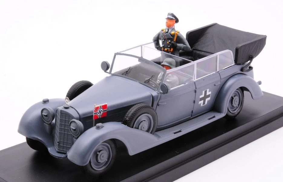 MERCEDES 770 K - Wehrmacht 1941 - con Ufficiale e Soldato 1/43 RIO4735 - Immagine 3 di 3
