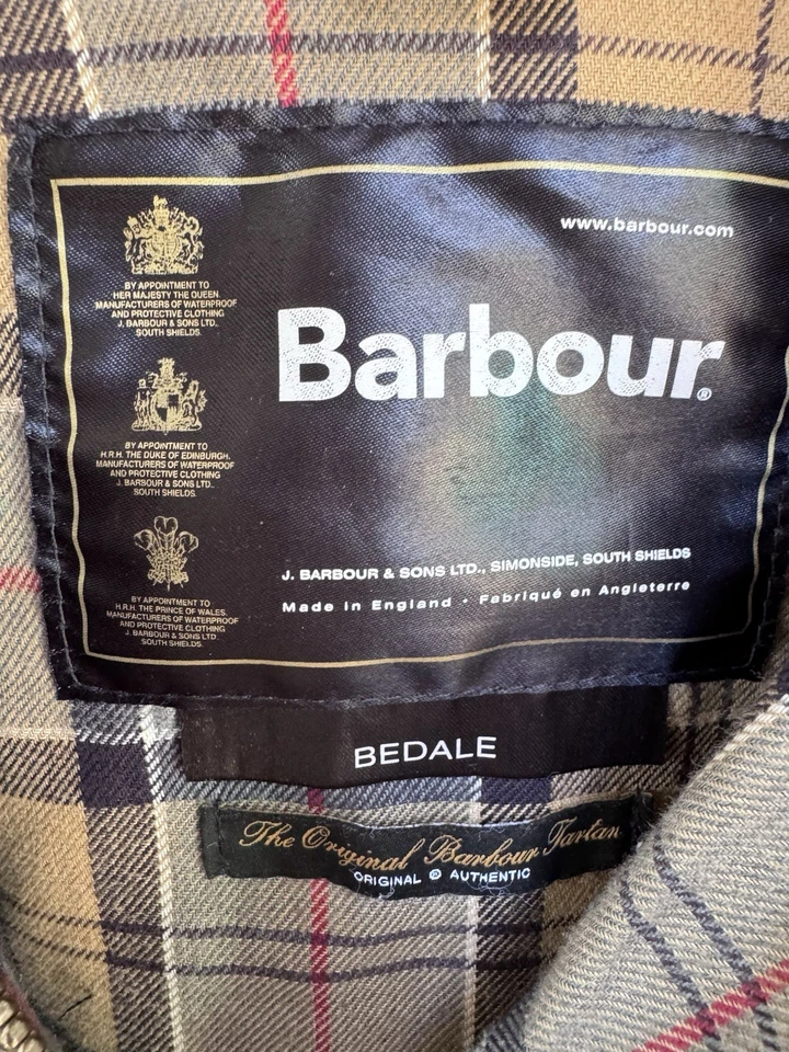 Chaqueta encerada Barbour Bedale talla 40 (M) azul marino para hombre usada Foto 2 de 4