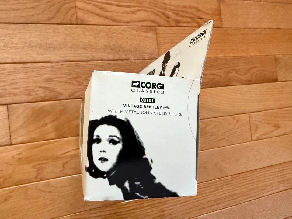 1998 Corgi The Avengers Vintage Bentley 00101 With White Metal Steed Figure - Image 3 of 4