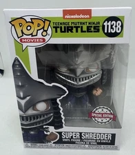 Funko Pop! TMNT- Super Shredder (Metallic) #1138 W/International Sticker