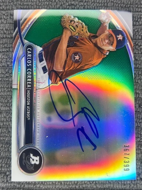 Bowman Carlos Correa Baseball 2013 Season Sports Trading Cards