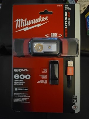 Milwaukee 2116-21 Milwaukee Tool REDLITHIUM USB BEACON Hard Hat Light (J11)