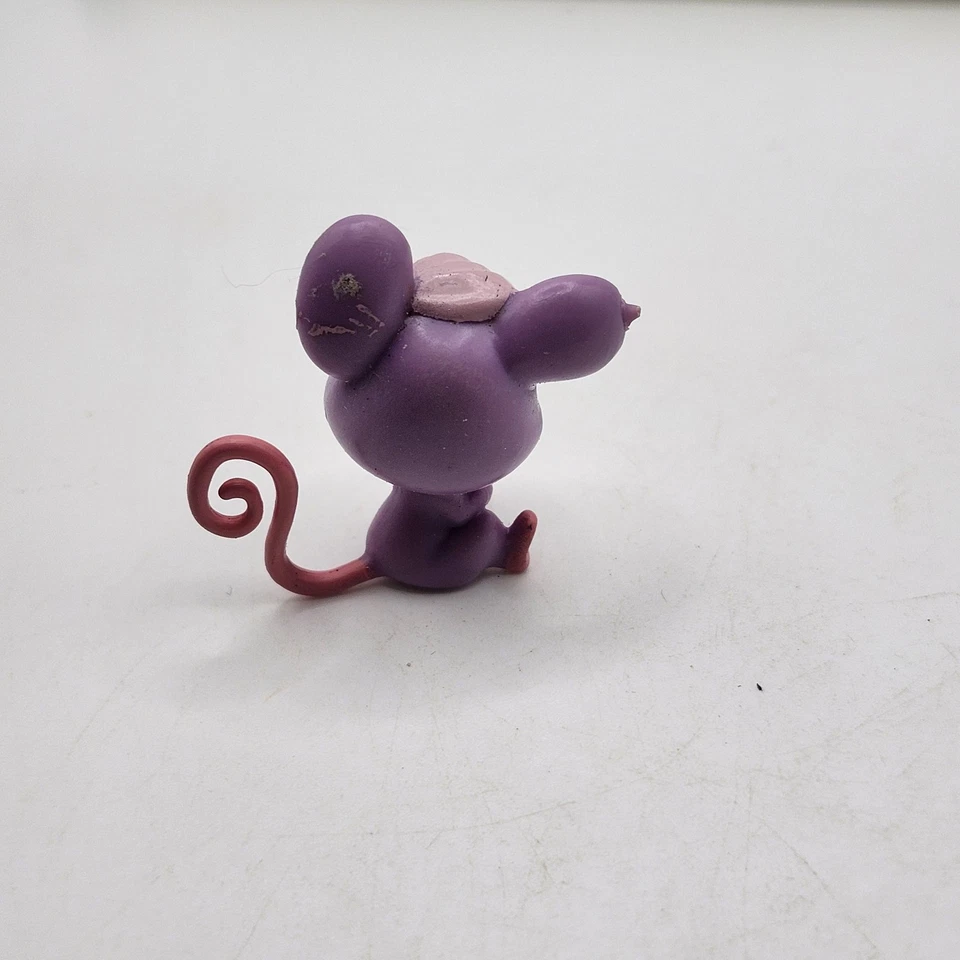 Littlest Pet Shop Peligro Ratón Púrpura Figura Hasbro Animal Juguete 2 Pulgadas LPS Foto 4 de 4