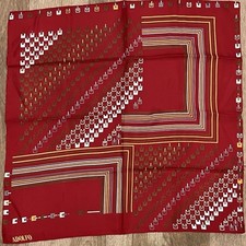 Vintage 1970s / 80s Adolfo All Silk Scarf Bandana Made in Japan