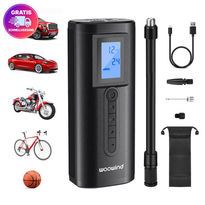 Woowind AP2 P Akku Kompressor 150PSI Elektrische Luftpumpe Powerbank Fahrrad