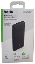 Belkin BoostCharge USB-C Portable Charger 10k with 1 USB-C Port 2 USB-A Ports