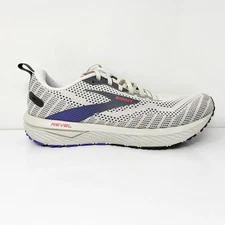 Brooks Mens Revel 6 1103981D440 White Running Shoes Sneakers Size 8.5 D
