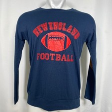 New England Patriots NFL Haute Edition Blue Pullover Sweatshirt Men's SMALL NWT