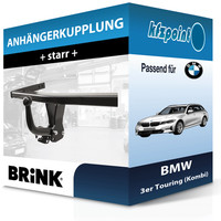 für BMW 3Er Touring (Kombi) 06.2012-02.2014 Brink AnhäNgerkupplung Starr Neu