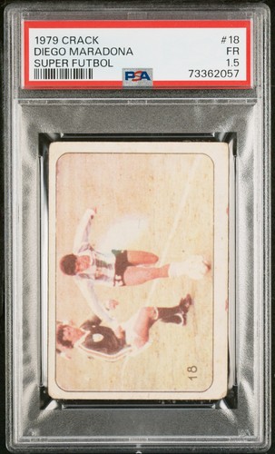 DIEGO MARADONA 1979 Crack Super Futbol PSA 1.5 *Only 46 Graded Total