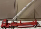 Vintage Tonka Fire Truck Aerial Ladder 30” Pressed Steel Red Toy