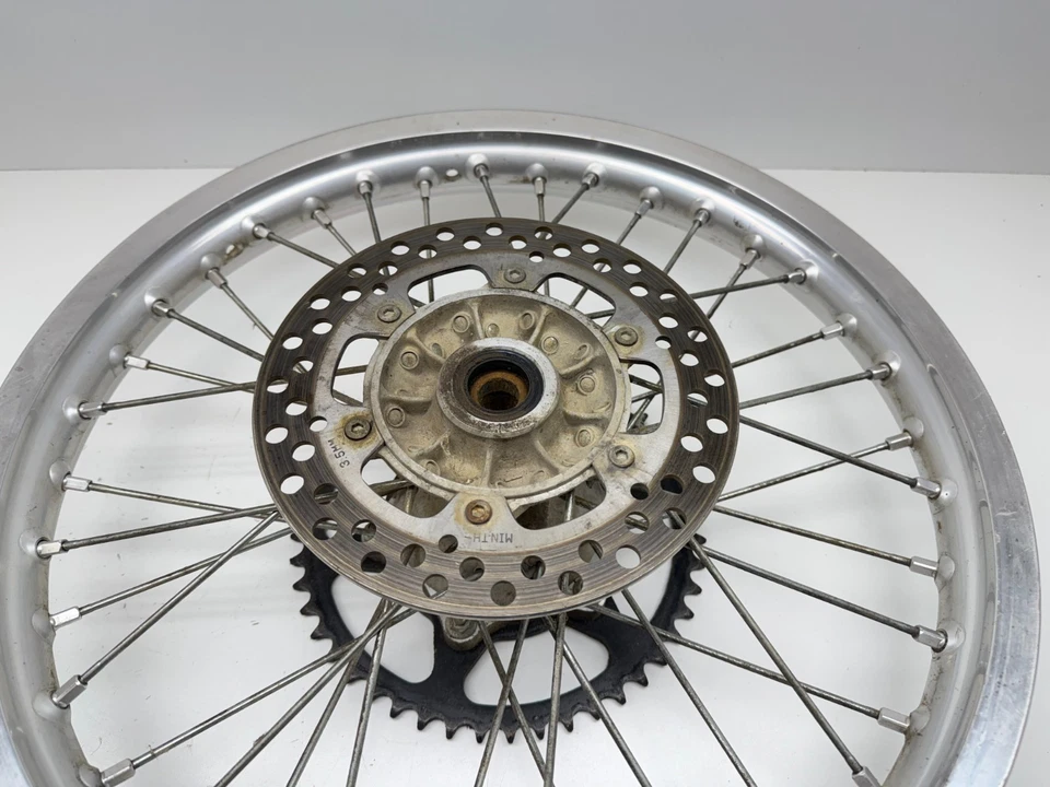 Suzuki RM125 RM 125 1996 OEM cubo de rueda trasera llanta rotor piñón OEM Foto 2 de 4