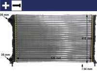 Mahle MotorküHler WasserküHler CR 1447 000S FüR Doblo Fiat GroßRaumlimousine 16V