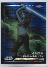 2024 Topps Chrome Star Wars Blaster Blue Pulsar Refractor Aayla Secura #143 z7j
