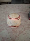 Al Lopez And Gabe Paul Signed AL Baseball. Bobby Brown Was AL President.