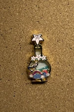 Mulan 2025 Box Lunch Disney Princess Floating Glitter Perfume Bottle Pin