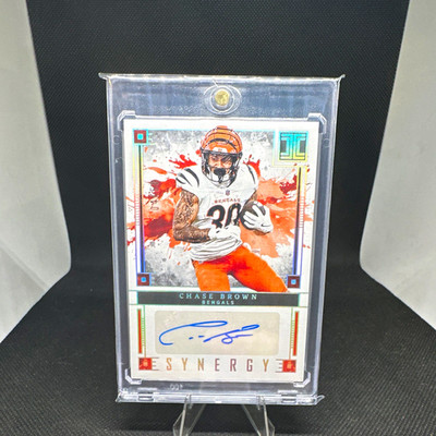 Panini Impeccable 2023 Chase Brown Auto Synergy SS-CBN  4/50 