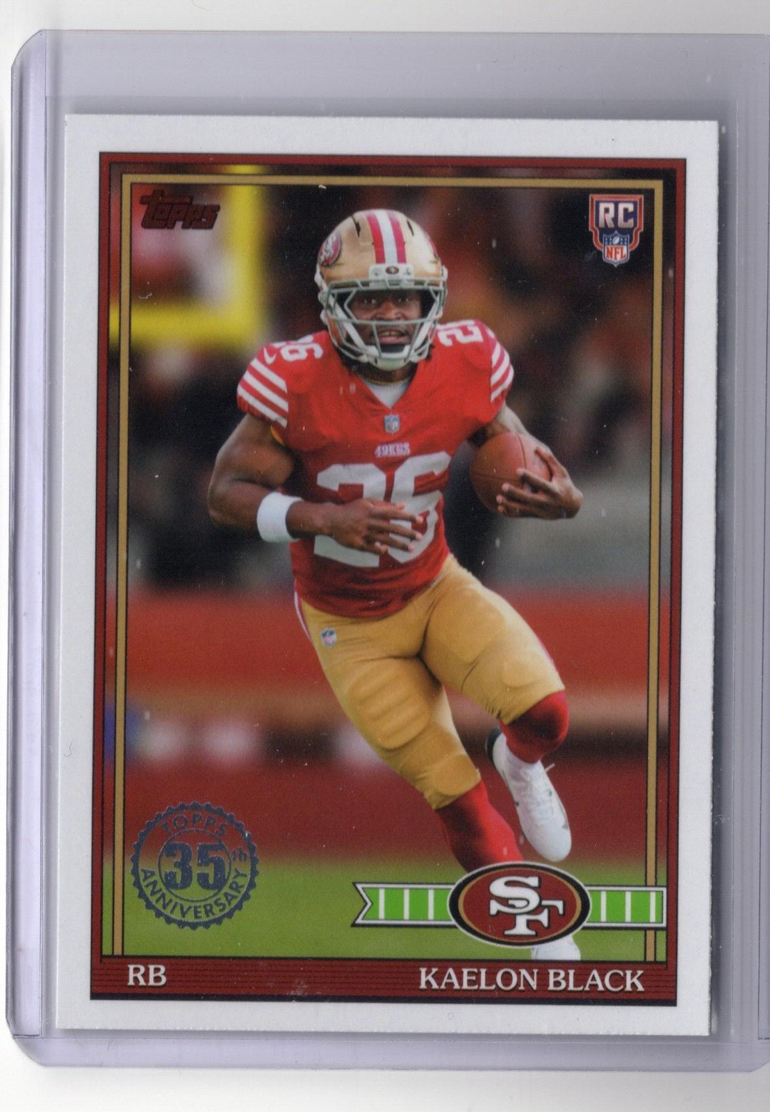 2026 Topps Flagship #91TR-33 Kaelon Black 1991 Topps Football Rookies