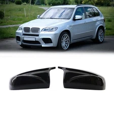 2Pcs M Style Side Wing Mirror Cover Caps For BMW E70 E71 X5 X6 2007-2013 Gloss