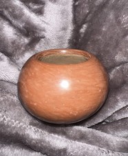 Carnation Lockwood Signed Hand Coiled Pueblo Redware Native American