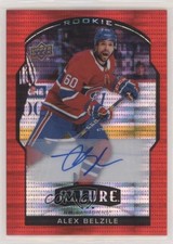 2020-21 Upper Deck Allure Rookie Red Rainbow 27/299 Alex Belzile #71 Auto 0ea8