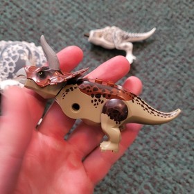 READ Jurassic World Indominus Rex White Custom Lego Dinosaur 75919 & OTHER PARTS