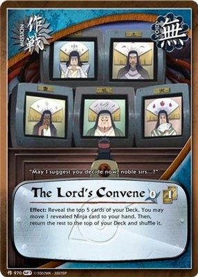 The Lord's Convene (M-970) - Hero's Ascension - Naruto CCG