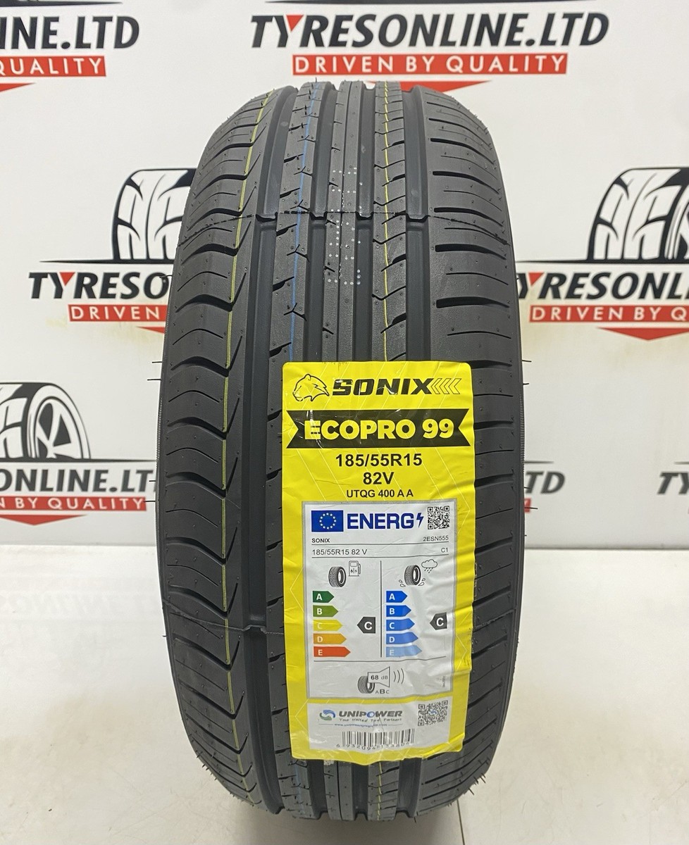 2 X 185 55 15 SONIX ECOPRO SPECIAL 99 82V 185/55R15 BRAND NEW