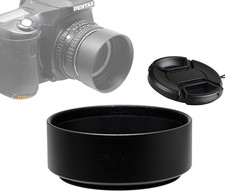 55mm Screw In Metal Lens Hood with 58mm Cap